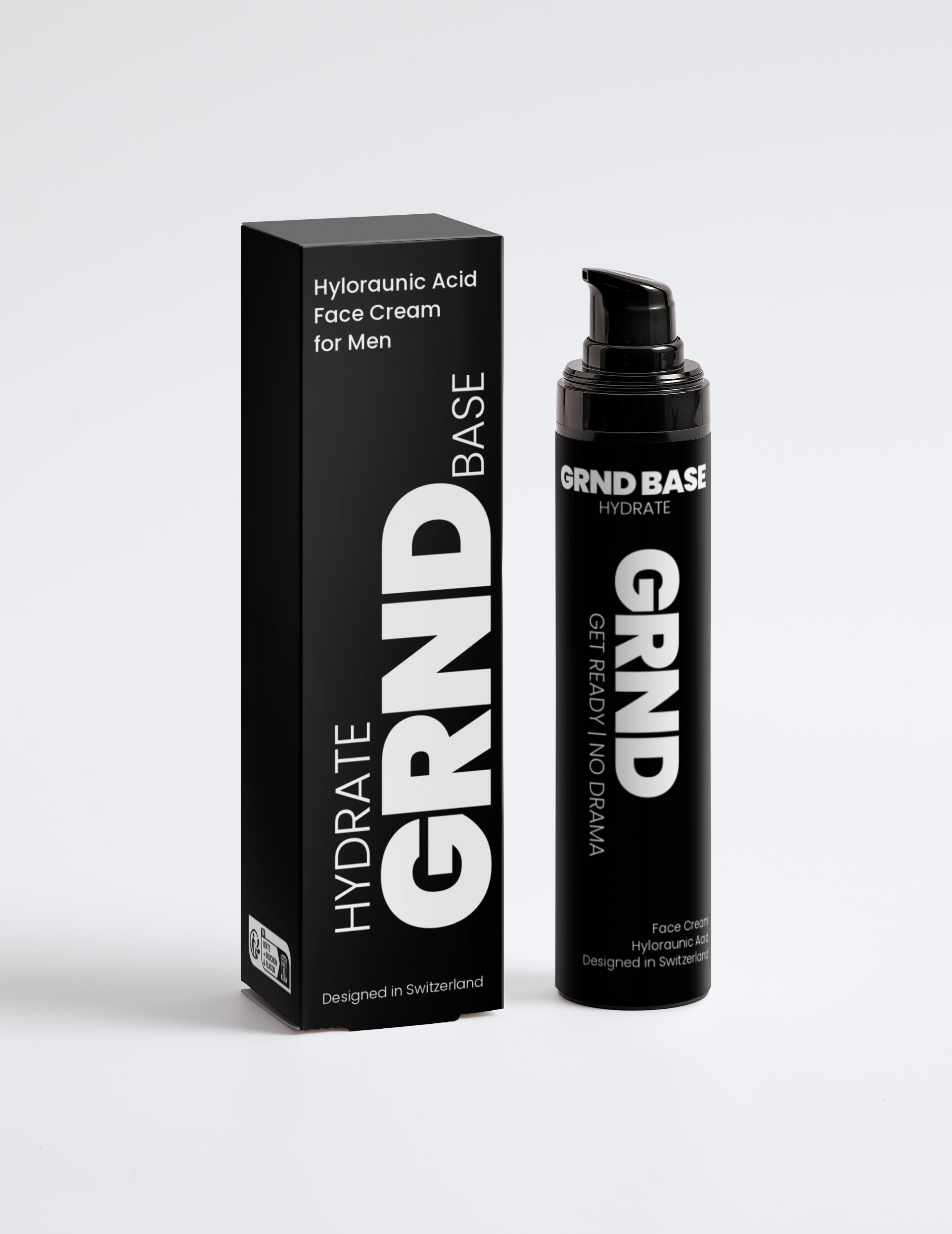 GRND BASE HYDRATE | Hyaluronic Acid Face Cream for Men
